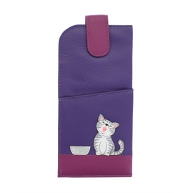 Mala Leather ZIGGY Collection Soft Slim Leather Glasses Case 5117_99