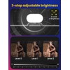AOCHUAN Magnetic RGB LED Light, 7 Colour Temperature, 3 Brightness