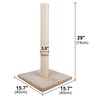 Dimaka Tall Carpet Cat Scratching Post for Large Cats, 29"