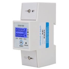 Energy Meter, Electricity Meter, DDS015M Watt-Hour Meter, Digital Display, Single-Phase Electricity Meter, Can Be Reset, 230 V