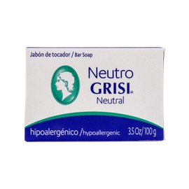 GRISI Neutral Hypoallergenic Bar Soap, Jabon Neutro Hipoalergenico