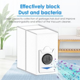 (12 Pack) T30S Combo Replacement Dust Bags Compatible With ECOVACS DEEBOT X2 Combo/ T30S Combo/ T30S/ T30S AI Vacuum Cleaner, Accessories Dust Bags for T30S Combo Vacuum Cleaner, Collecting Bags