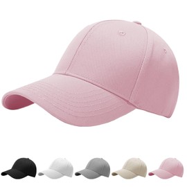 SIDRYA Baseball Caps, Men Women Adjustable Cotton Breathable Vintage Golf Dad Hat for Running Outdoor Workouts Hunting (Red)