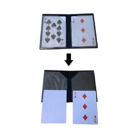 AIMOFAMAG Optical Wallet Card Magic Trick Close Up Easy Magic Street Magician Accessory Gimmick