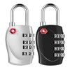 ZHEGE TSA Suitcase Lock, Combination Lock 4 Digit for Suitcase,