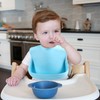 Eascrozn Silicone Bibs for Babies & Toddlers Set of 3,