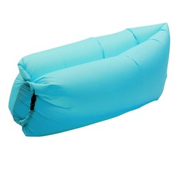 TURIM Inflatable Sofa Air Sofa Air Lounger with Portable Package Air Bed Portable Lazy Lounger for Camping, Beach, Park, Beach Light Blue