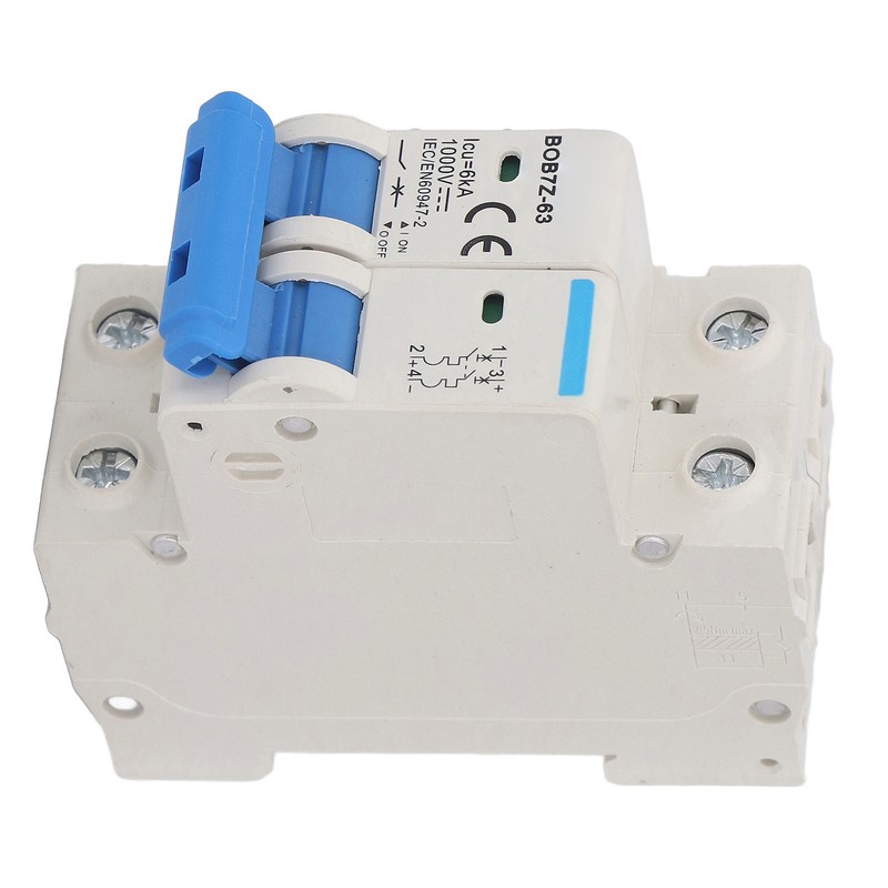 DC1000V Miniature Circuit Breaker 2P Air Switch 6KA Photovoltaic Overload