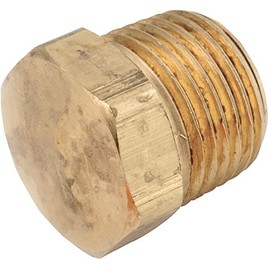 ANDERSON METALS 756121-02 1/8\ Brass Hex Plug"