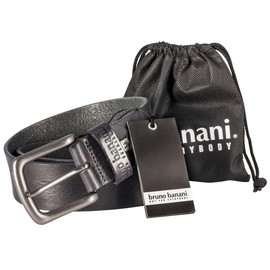 Bruno Banani Men's Leather Belt Men's Belt, full-grain leather black 30004 - 80 black