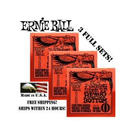 Ernie Ball **3 SETS! ERNIE BALL 2615 7-STRING SKINNY TOP HEAVY BOTTOM GUITAR STRINGS**