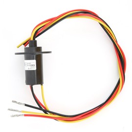 MW1320 Conductive Slip Ring 3 Wires 20A Current Slip Ring Conductor 150RPM Rated Speed
