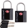 OW-Travel TSA Approved Luggage Locks Padlocks (2 Pack) Suitcase Locks