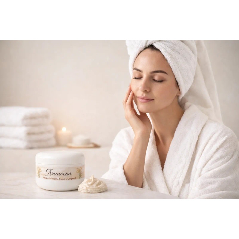 Jabón Exfoliante Aclarante Facial Corporal 300