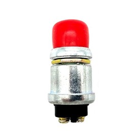 Full Spectrum Parts Golf Cart 12V Red Horn Switch Button w/Cover Floor Mount for Club Car, EZGO, Yamaha