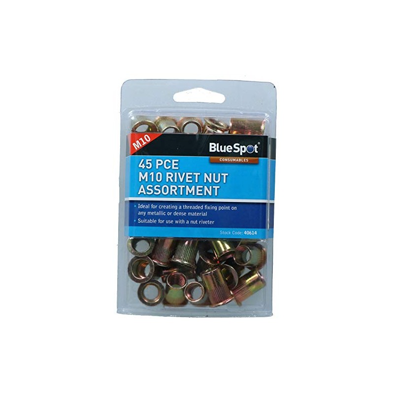 10mm Steel Nut Serts Inserts Rivet Nut Threaded Inserts Blindnut