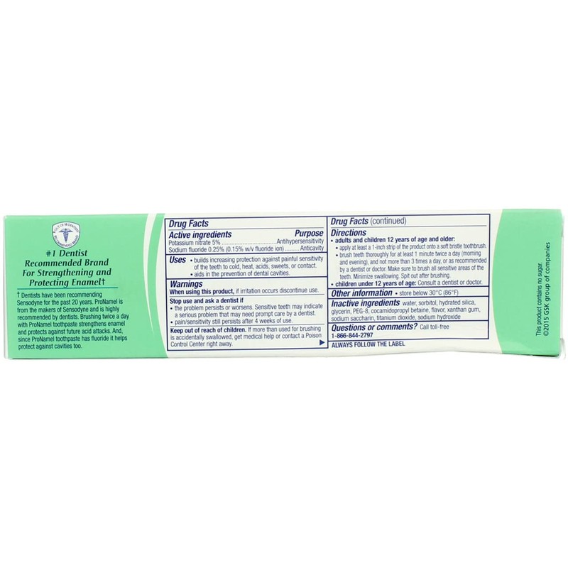 Sensodyne Sensodyne Pronamel Toothpaste Mint, Mint 4 oz (Pack of
