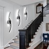 Sovinzert 15000mAh Battery Operated Wall Sconce,Black Wall Sconces with Remote
