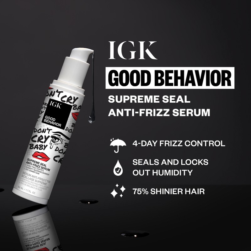 IGK GOOD BEHAVIOR Supreme Seal Anti-Frizz Serum 50ml