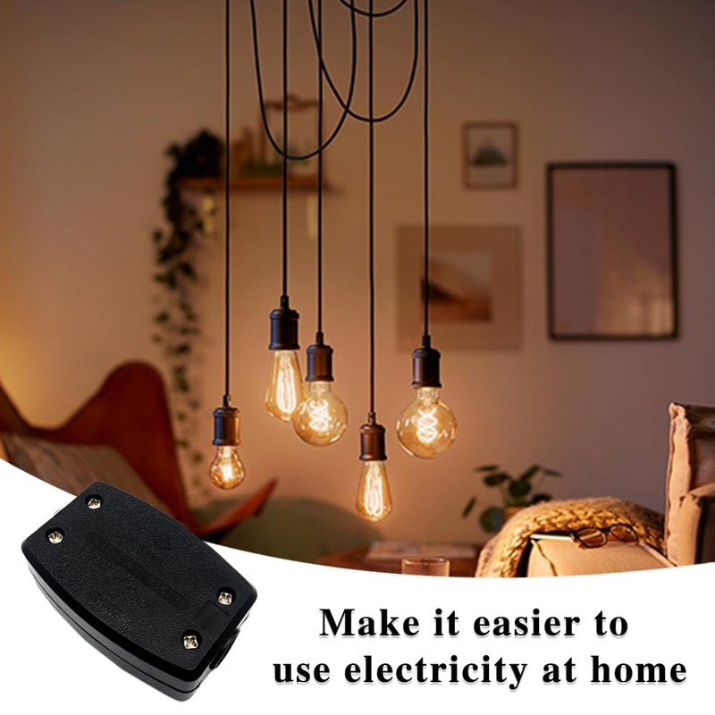 duisoad Junction Box 3-Pin Electrical Junction Box White Connector Block