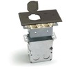 Lew Electric SWB Floor Box, Recessed with Outlets and Data
