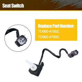 TD060-47902 Seat Switch Fit for Kubota Tractor M4800 5640 59 7040 X5000 B21 26 X23D L2800 3130 3200 3430 3800 4330 4400 4630 Replace TD060-47900