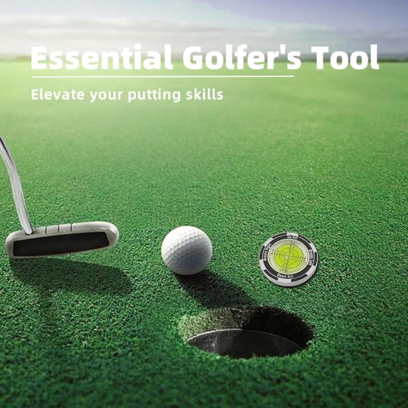 Golf Green Slope Reader, Golf Ball Marker,High Precision Golf Putting