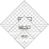 Bloc Loc~Half Square Triangle Ruler Set #5-4.5"5.5",6.5", Acrylic Ruler