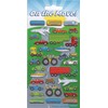 Paper Projects 01.70.04.021 On The Move Sparkly Reusable Stickers, Multicoloured, 19.5cm x 9.5cm