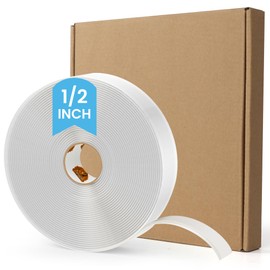 TAPEBEAR Butyl Tape White 1/2" x 30' x 1/8" RV Tape Sealant Waterproof, White Butyl Caulking, Stretchable Butyl Sealant Headlight Putty Tape for EPDM Auto RV Window