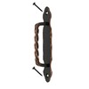 KOTARBAU® Door Handle 190 mm Wrought Iron Door Handle Black