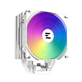 Zalman CNPS9X Performa Plus ARGB CPU Cooler, 180W TDP, AMD AM5/AM4, Intel LGA 1851/1700/1200/1151/2011, 4 Heat Pipes, 120mm PWM Performance Fan (White)