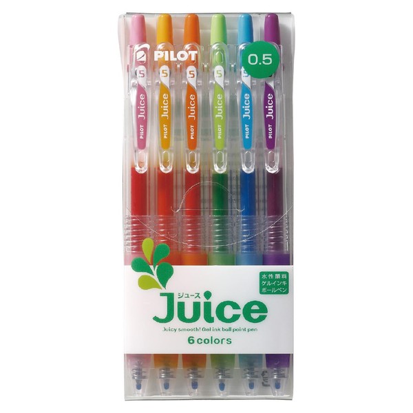 (Bulk Purchase) Pilot LJU60EF-6C Water-Based Gel Ink Ballpoint Pen, Juice,