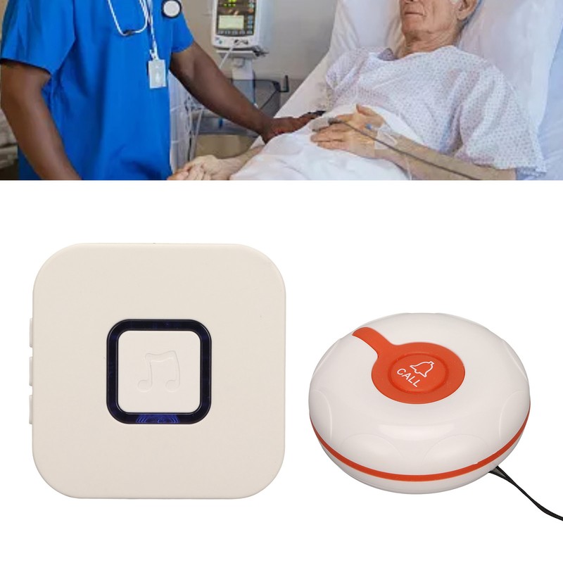 Elderly Monitoring Call Button 4 Gear Volume Adjustment Wireless ABS