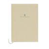 Graf von Faber-Castell 188625 - Notizbuch mit Leineneinband goldbraum, DIN