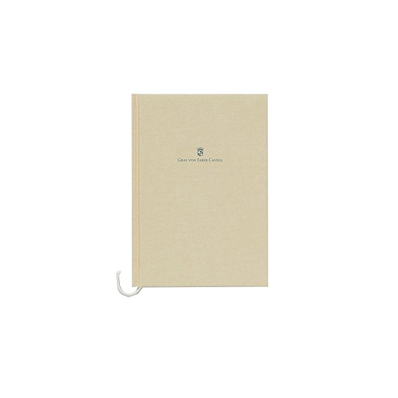 Graf von Faber-Castell 188625 - Notizbuch mit Leineneinband goldbraum, DIN