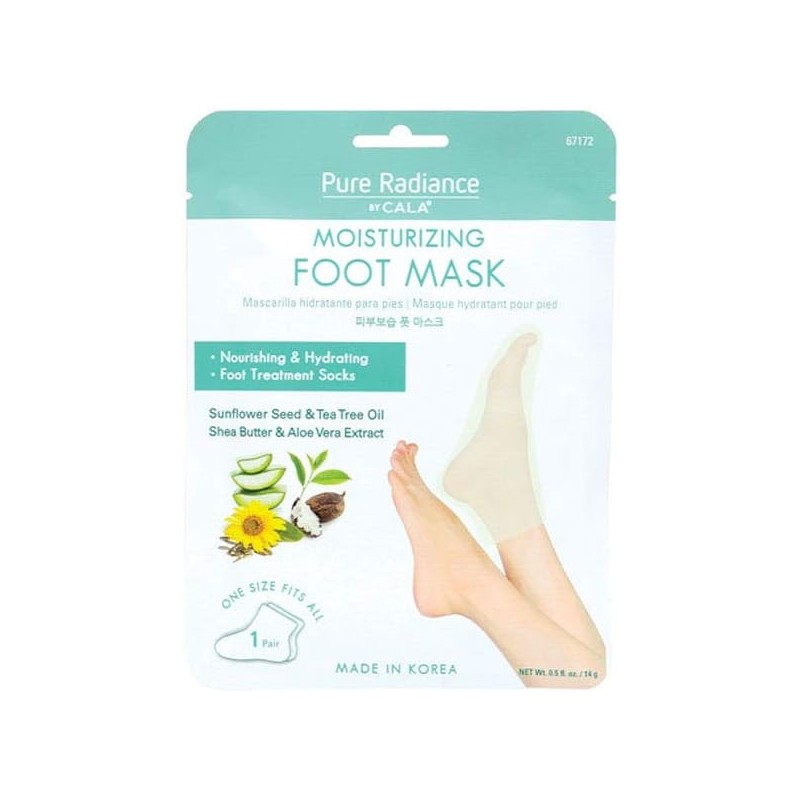 Pure Radiance by CALA Moisturizing Foot Masks 3 Pairs.