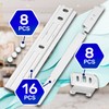8 Piece Door Assembly Set Tow Hinge Fridge and Freezer