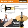 Wheel Marking Gauge Woodworking, Scribe Tool Woodworking, Adjustable 0-12cm, Aluminum