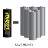 Powerex Low Self-Discharge Precharged AA Rechargeable Nimh Batteries, (MH-8AAP-BH)
