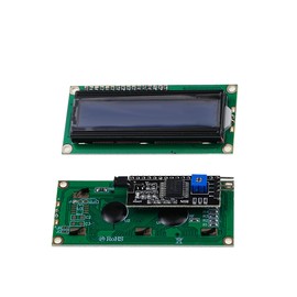 A-DIGISHUO 2pcs I2C IIC 1602 LCD Display Module 16x02 LCD Screen Module for Arduino Raspberry Pi (2Pcs 1602 LCD)