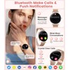 SUNKTA Smart Watch Women 6.8mm Ultra Thin Round Dial 1.43"