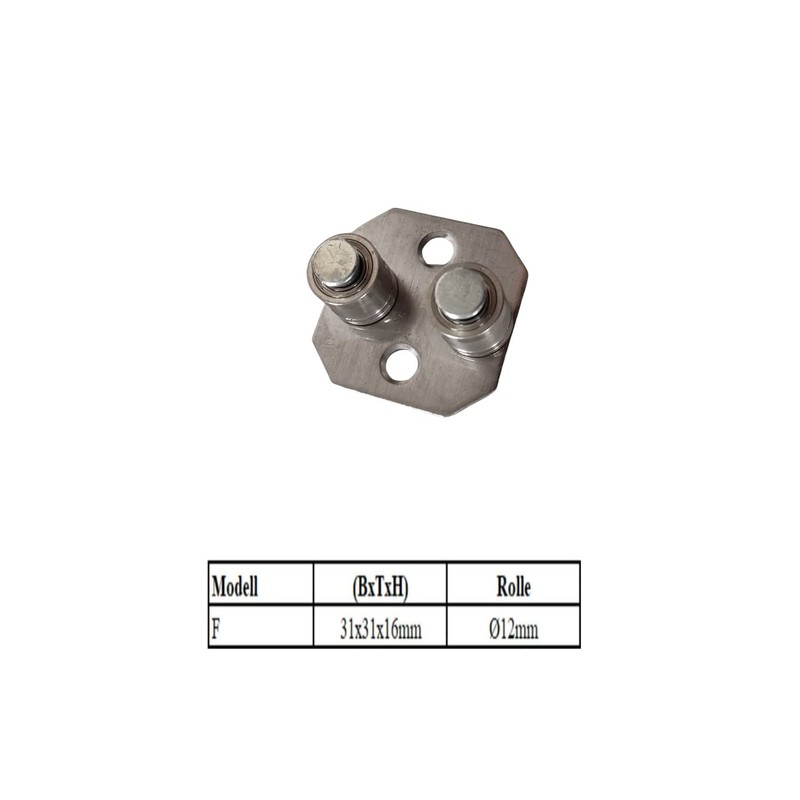 Floor Guide Wooden Sliding Door Roller 31 x 31 x