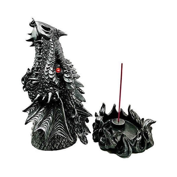 Pacific Trading Mythical Fantasy Smoke Fire Breathing Dragon Incense Holder