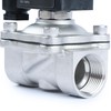 U.S. Solid 3/4" Stainless Steel Solenoid Valve - 110V AC,