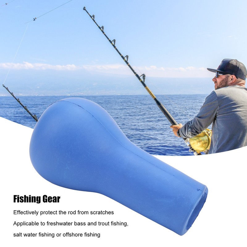 Spherical Belly Top Fishing Rod Holder Pole Support Shock Absorption
