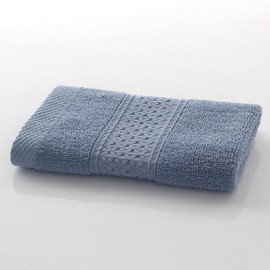 ZLEIFI Comfortable 6 Pack Face Cloths, Soft Wash Cloth for Washing Face, Cotton Face Towels for Sensitive Skin Women Facial Makeup Remover Reusable Absorbent Washcloths （13.3 x 13.3Inch） (Blue)