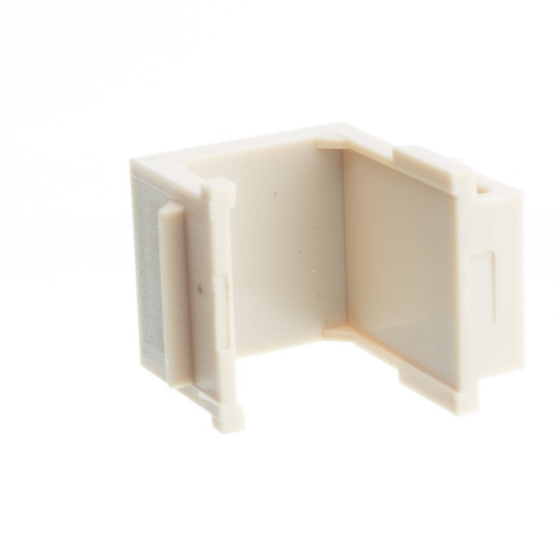 Keystone Insert, Beige/Ivory, Blank Insert Module for Wall Plate, Beige