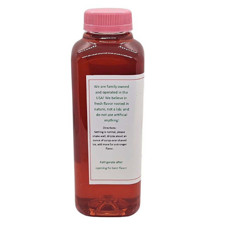 Sunshine Sno Dye Free Snow Cone Syrup, Tiger's Blood, 16oz,