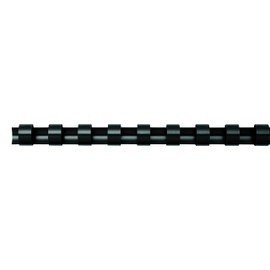 Fellowes 6mm A4 Plastic Binding Combs - Black (Pack of 100)